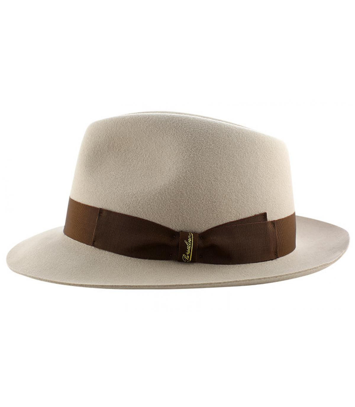 Borsalino Beige fur felt hat